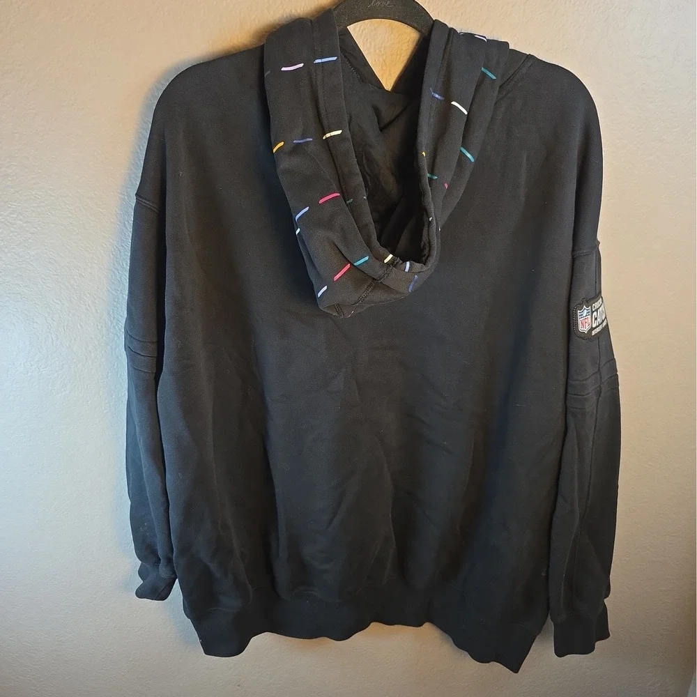 Nike Crucial Catch Cancer Hoodie Large On Field Apparel Tennessee Titans NFL